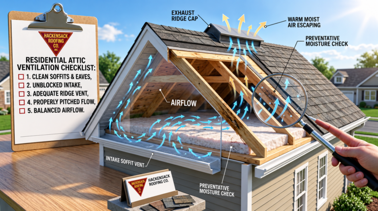 Proper attic ventilation checklist