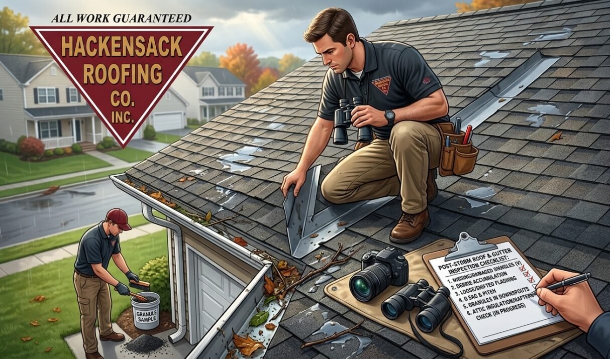 Post-Storm Inspection: What to Look For on Your Roof and Gutters After Heavy Rain
